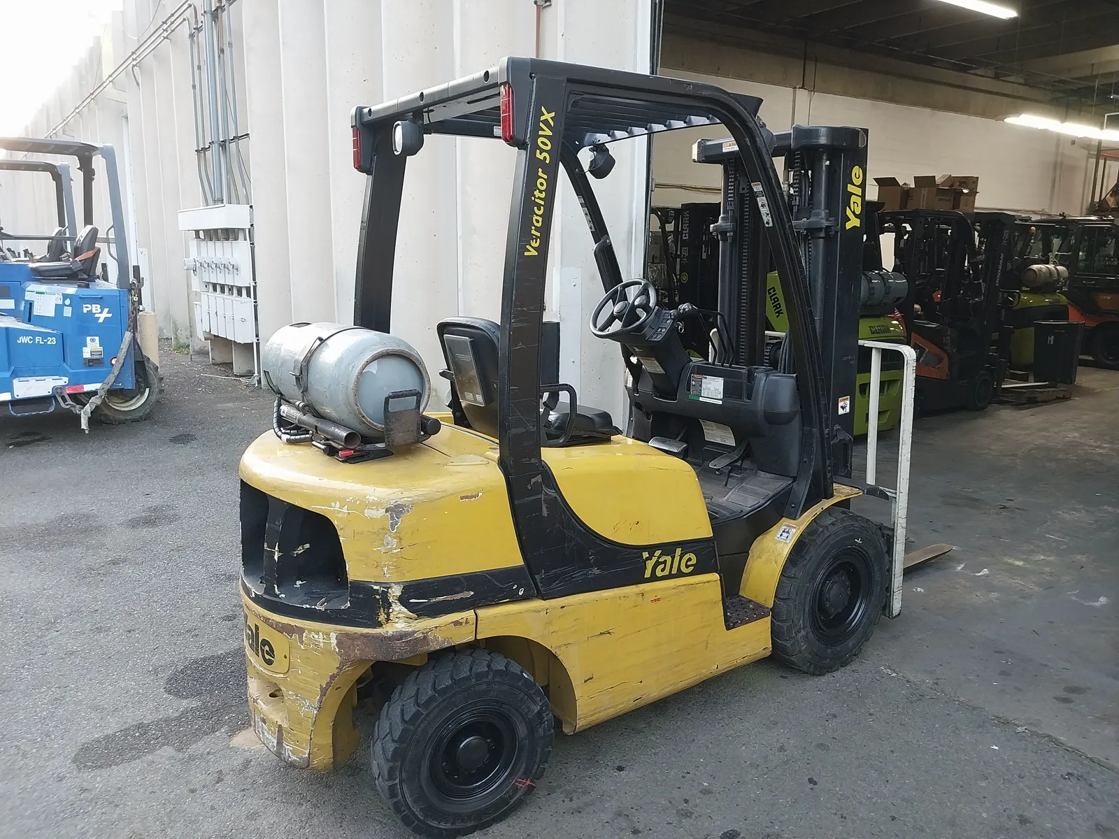 Used Yale Veracitor 50VX LP pneumatic-tire forklift for sale in the Richmond metro